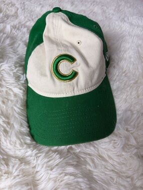 New Era 9TWENTY Green & Cream “C” Adjustable Hat | Pre-Loved
